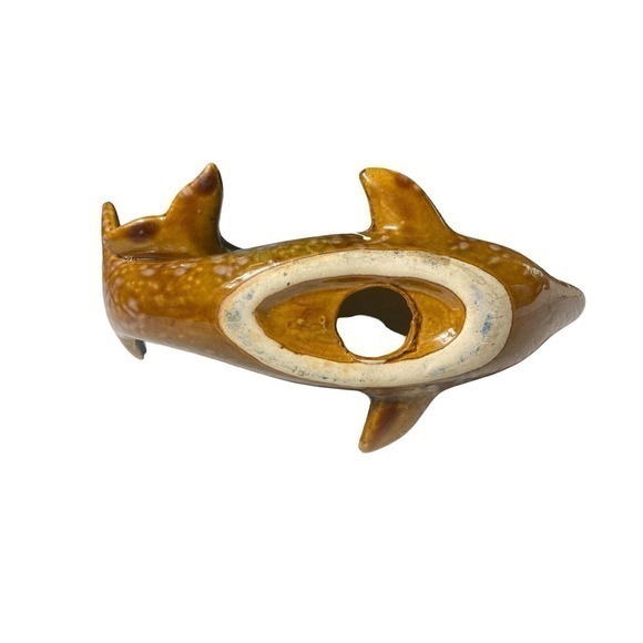 Pensacola Beach Ceramic Mom‎ & Baby Dolphin 8” L & 4 1/2” H Collectible - Picture 7 of 8